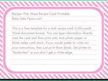 53 Format Recipe Card Template You Can Type On Maker by Recipe Card Template You Can Type On