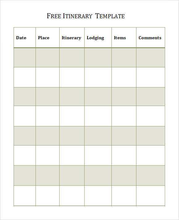 53 Format Travel Itinerary Template Apple Photo with Travel Itinerary Template Apple