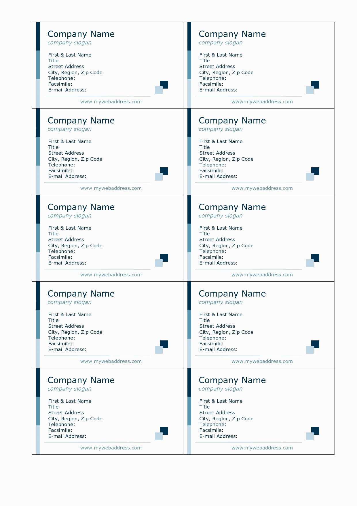 Print Your Own Business Cards Avery