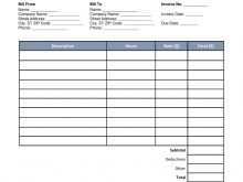 53 Free Printable Free Hourly Invoice Template Word Now by Free Hourly Invoice Template Word