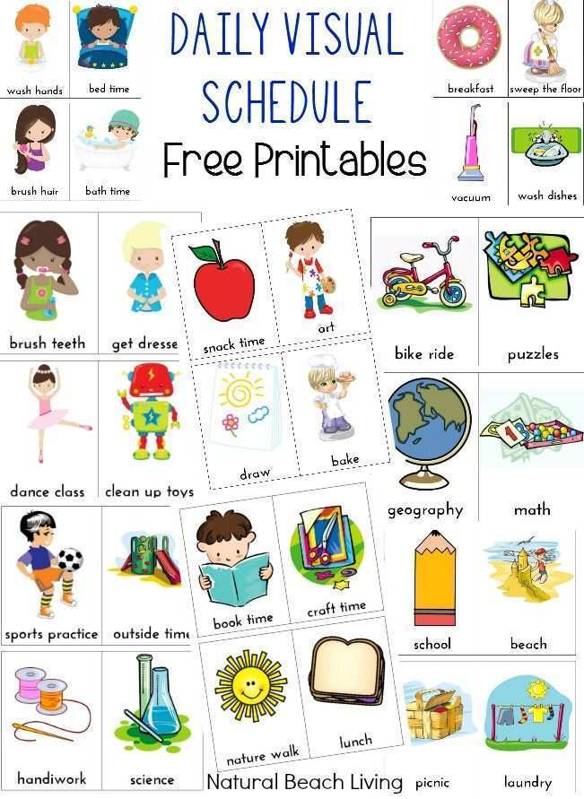 How To Make A Visual Schedule For Preschoolers