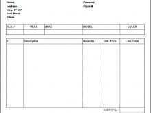 53 How To Create Car Repair Invoice Template Excel Layouts by Car Repair Invoice Template Excel