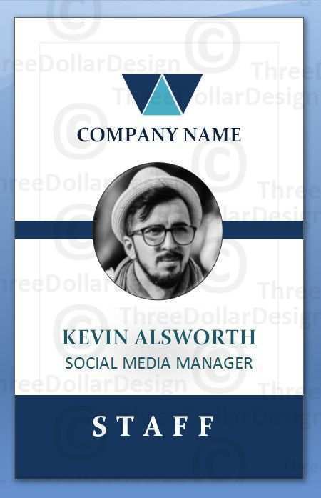 53 How To Create Employee I Card Template With Stunning Design with Employee I Card Template