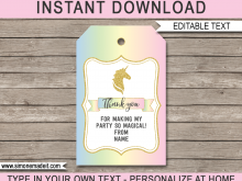 53 How To Create Unicorn Thank You Card Template Free in Photoshop by Unicorn Thank You Card Template Free