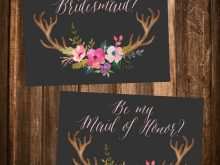 53 Online Bridesmaid Card Template Free in Photoshop by Bridesmaid Card Template Free