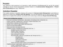 53 Printable Kickoff Meeting Checklist And Agenda Template Layouts with Kickoff Meeting Checklist And Agenda Template