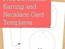 53 Report Earring Card Template Downloads Layouts with Earring Card Template Downloads