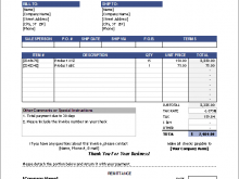 53 Report Tax Invoice Template On Excel Layouts for Tax Invoice Template On Excel
