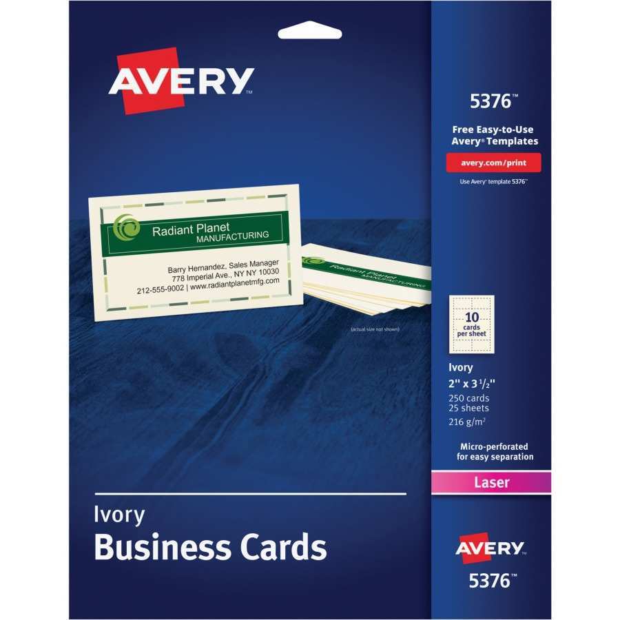 53 Standard Avery Business Card Template Laser Printer for Ms Word with Avery Business Card Template Laser Printer
