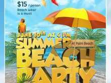 53 Standard Beach Party Flyer Template Free Psd Templates with Beach Party Flyer Template Free Psd