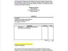 53 Standard Consulting Contract Invoice Template Layouts with Consulting Contract Invoice Template
