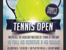 53 Standard Tennis Flyer Template Free For Free with Tennis Flyer Template Free