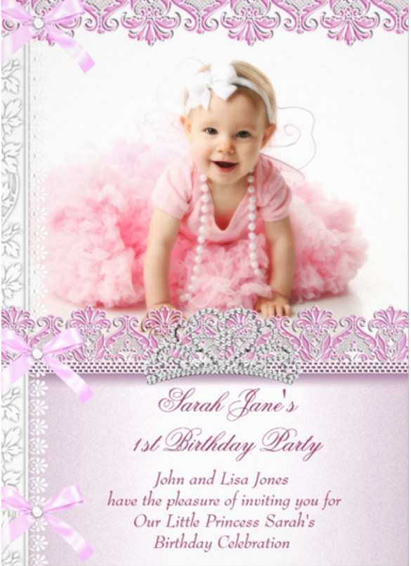 53 The Best 1 Birthday Invitation Card Template Photo with 1 Birthday Invitation Card Template