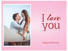 53 The Best 1 Year Anniversary Card Templates Maker for 1 Year Anniversary Card Templates