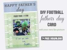 53 The Best Football Father S Day Card Template Formating for Football Father S Day Card Template