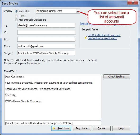 How To Change Email Template In Quickbooks