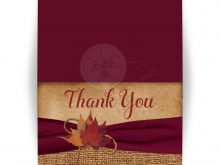 53 The Best Thank You Card Template Rustic Photo for Thank You Card Template Rustic