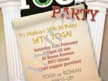 53 The Best Toga Party Flyer Template With Stunning Design for Toga Party Flyer Template