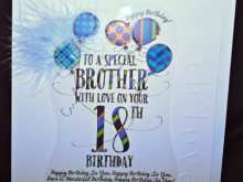 53 Visiting Birthday Card Template Brother For Free by Birthday Card Template Brother