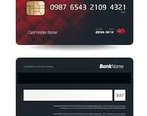 53 Visiting Credit Card Design Template Ai PSD File with Credit Card Design Template Ai
