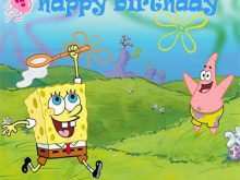 53 Visiting Spongebob Birthday Card Template PSD File for Spongebob Birthday Card Template
