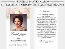 54 Adding Funeral Prayer Card Template For Word for Ms Word by Funeral Prayer Card Template For Word