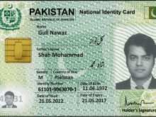 Id Card Template Pakistan