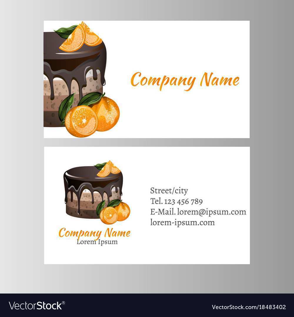54 Best Name Card Template Food Download by Name Card Template Food