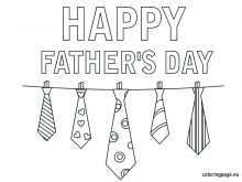 54 Blank Fathers Day Card Colouring Template Templates with Fathers Day Card Colouring Template