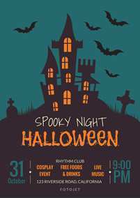 54 Blank Free Halloween Templates For Flyer for Free Halloween Templates For Flyer