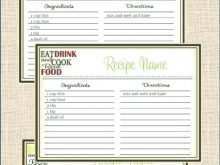 Recipe Card Template Word Christmas