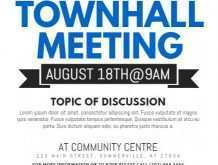 Town Hall Flyer Template