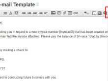Customer Invoice Email Template