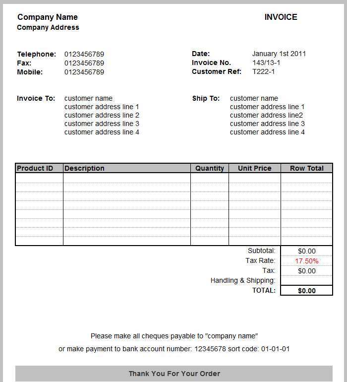 54 Creating Basic Tax Invoice Template in Photoshop with Basic Tax Invoice Template