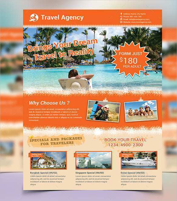 54 Creating Travel Flyer Template Free Now by Travel Flyer Template Free