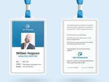 Employee Id Card Template Ai Free Download