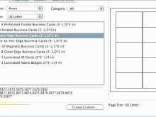 Avery Business Card Template 8371 Mac