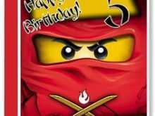 54 Customize Ninja Birthday Card Template Templates for Ninja Birthday Card Template