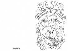 54 Customize Our Free Mother S Day Card Template For Colouring Download with Mother S Day Card Template For Colouring