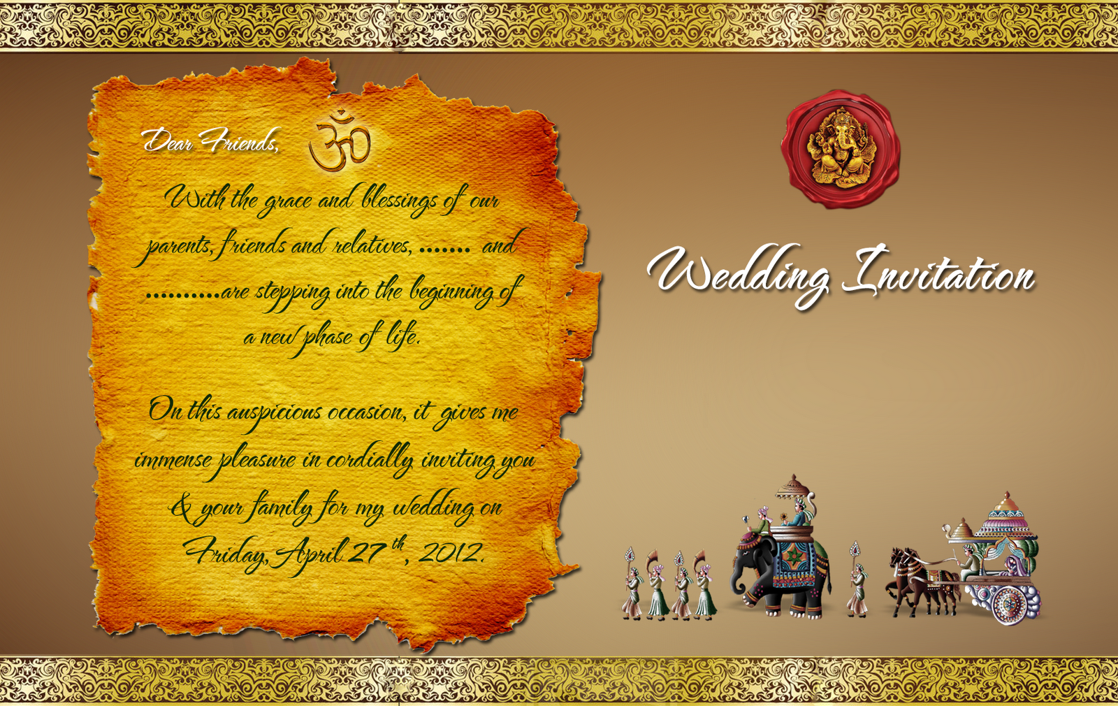 54 Customize Our Free Wedding Card Design Templates Psd For Free by Wedding Card Design Templates Psd