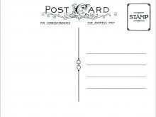 Postcard Template 4 On A Page
