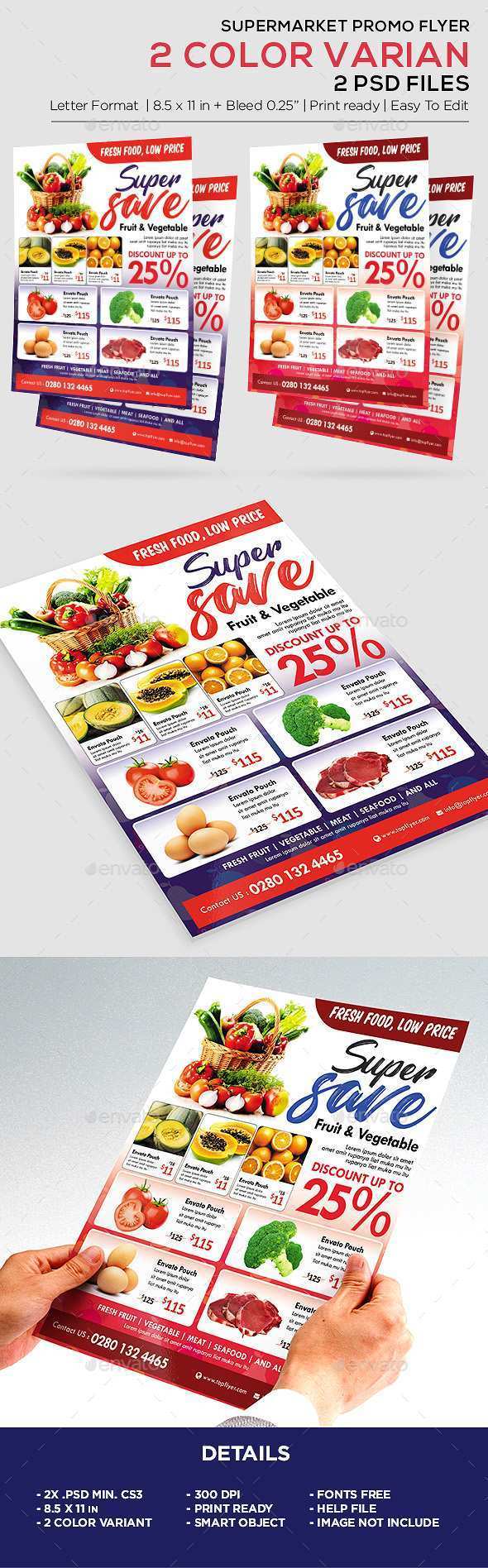 54 Format Supermarket Flyer Template in Word by Supermarket Flyer Template