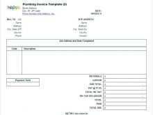 Contractor Invoice Template Excel