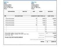 Invoice Format For Garments