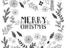 54 Free Printable Christmas Card Templates Free Black And White for Ms Word with Christmas Card Templates Free Black And White