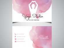 54 Free Printable Free Yoga Business Card Templates in Photoshop with Free Yoga Business Card Templates