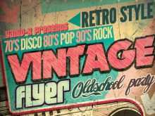 54 Free Vintage Flyer Template Layouts with Vintage Flyer Template