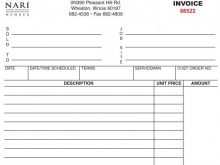 Car Repair Invoice Template Excel