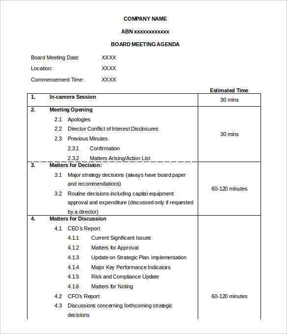 54 How To Create Meeting Agenda Template Word Maker With Meeting Agenda 