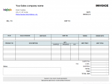 54 Online Australian Tax Invoice Template Excel For Free by Australian Tax Invoice Template Excel